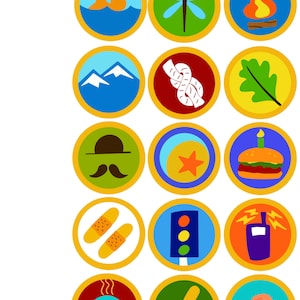 Wilderness Explorer Badges Digital Download, Clipart, Printable (77 Badges!) - Etsy