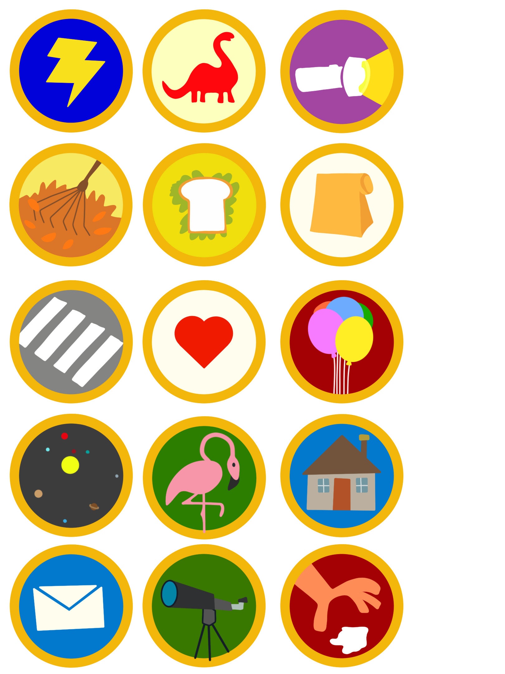 Wilderness Explorer Badges