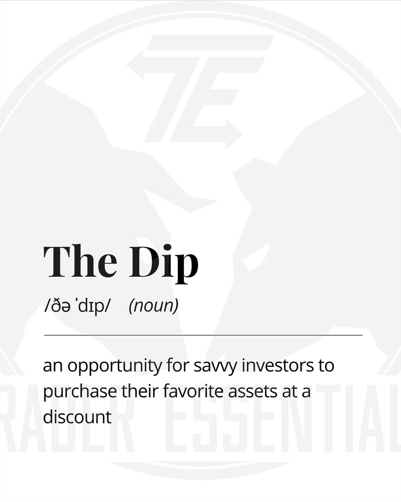 The Dip Quote Definition Digital Download Printable Wall Art white Etsy