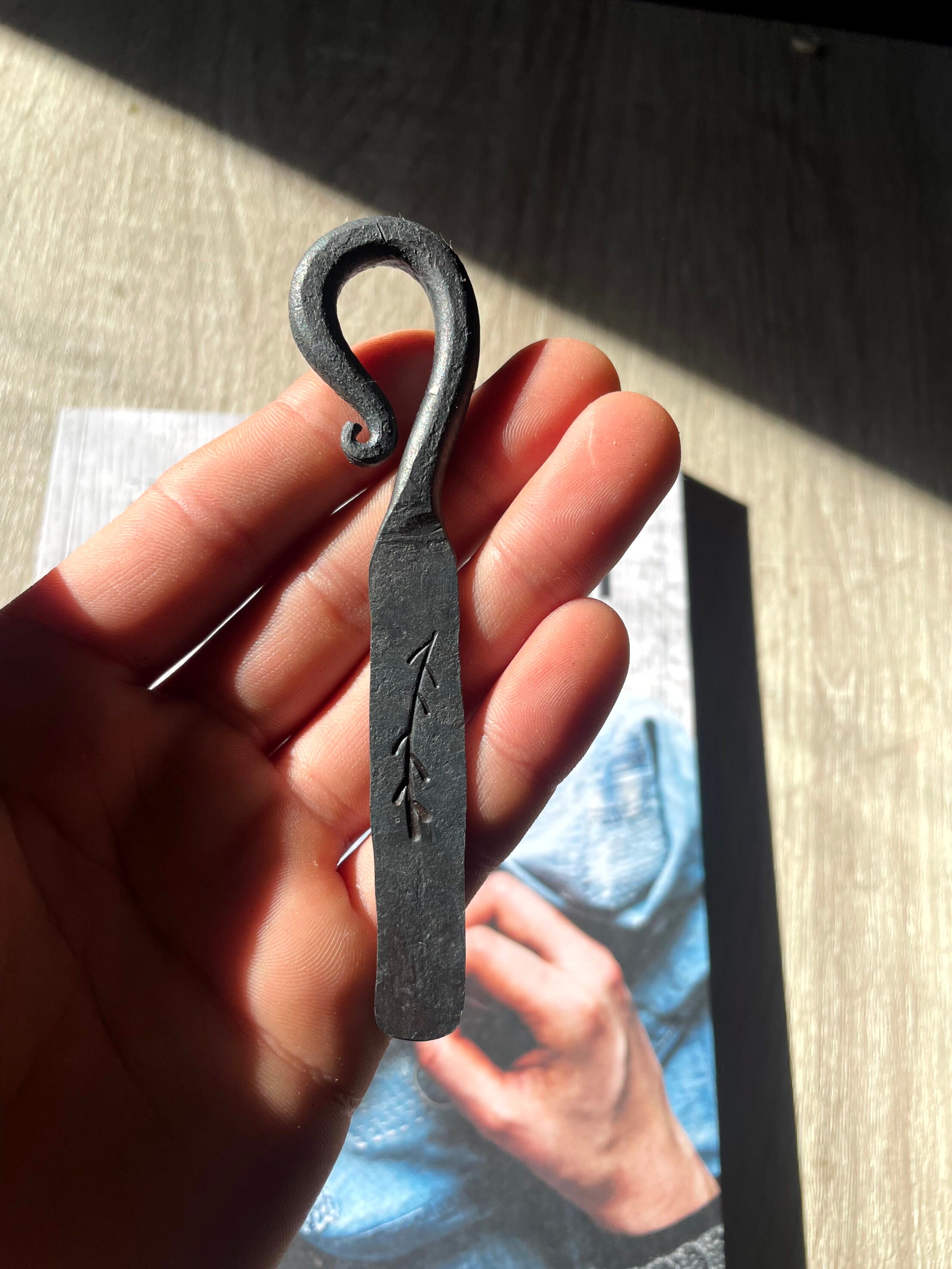 Forged Bookmarks and texturing examples. Hand forged Beautiful Metal  Bookmarks #video # #Make 