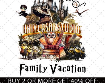 Universal Family Matching Png, Universal Family Vacation Png, Universal Jurassic HP Personalized Matching Png, Universal Family 2024 Png