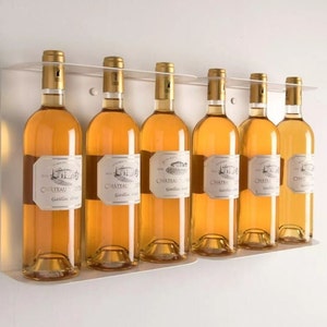 Wine Wall Shelves- Set of 2 Shelves, Wine Shelf, Wine rack, metal wine rack, bar shelf, Beautifully Handcrafted