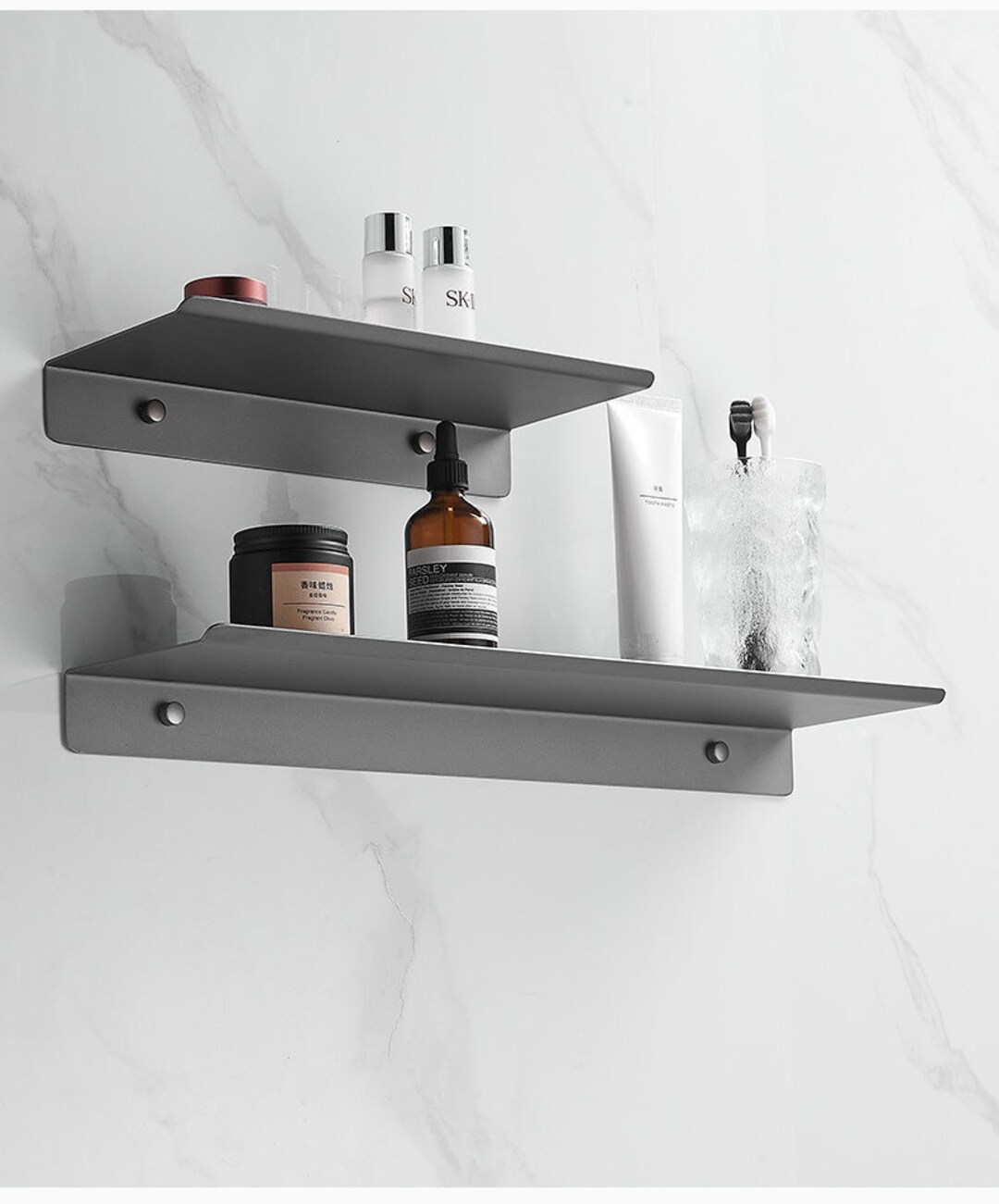 Metal Wall Shelf, Metal Floating Shelf, Small Metal Shelf, Metal