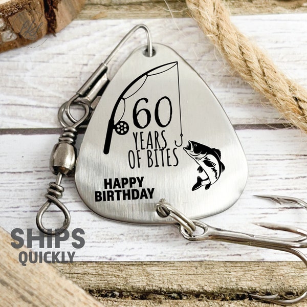 Personalized Fishing Birthday Gift Idea for Him - Grandpa Birthday Gift Idea - 60 65 67 60 years old Personalized Gift for Grandpa Birthday
