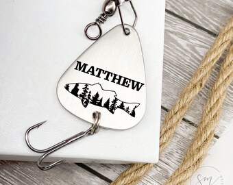 Personalized Name Fishing Lure Personalized Fishing Gift Birthday  Valentines Day Gift Name Outdoors Gift Christmas for Him Gift Idea 