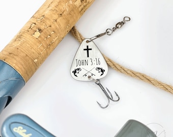 Bible Fishing Lure Personalized Gift Bible Verse Personalize Bible