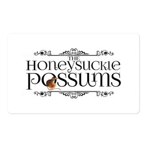 Autocollants à bulles d’opossums de chèvrefeuille
