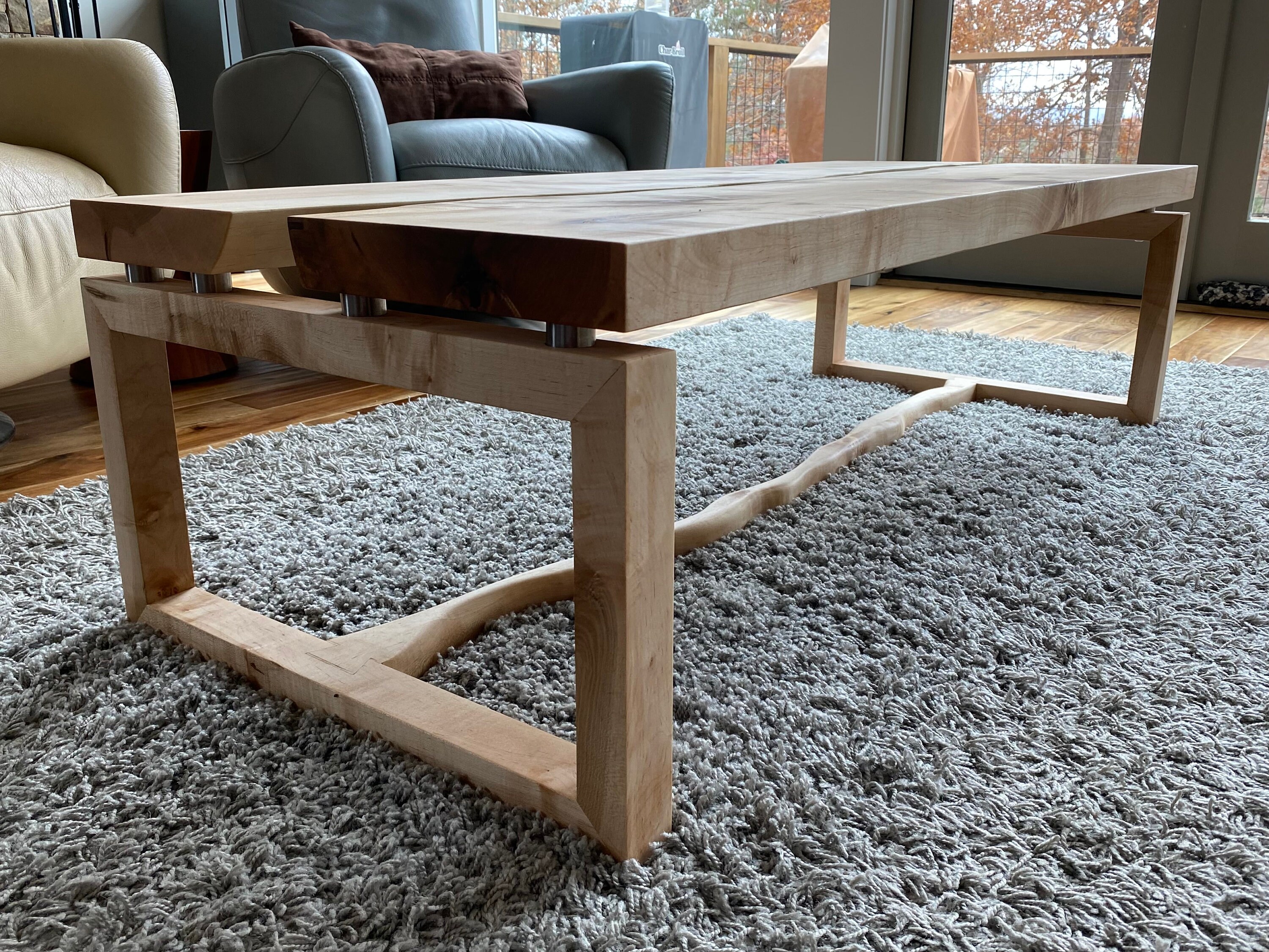 Maple coffee 2024 table with storage