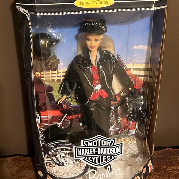 Harley-Davidson Motor Cycles Limited Edition Barbie Doll 1997 - Mattel 17692 - New in Box