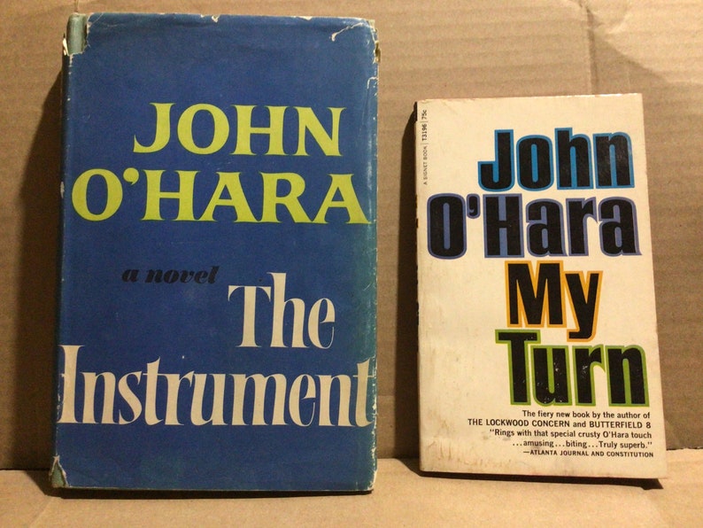 John O’Hara - set of two books - Vintage buying