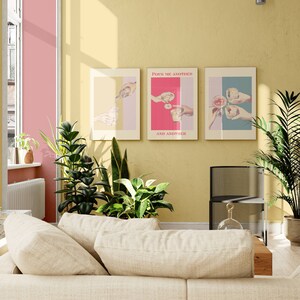 Retro Wall Art Retro Art Print Cocktail Print Cocktail Happy Hour Print Cute Prints Maximalist Wall Art Maximalist Decor Retro Poster Girly