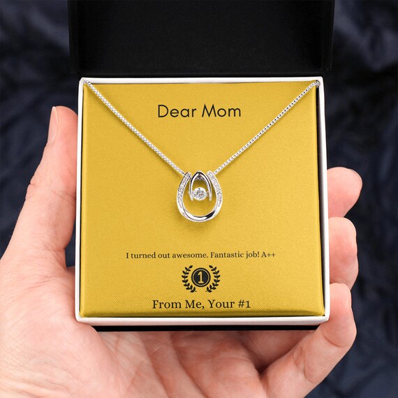 Mom White Gold Jewelry - Etsy