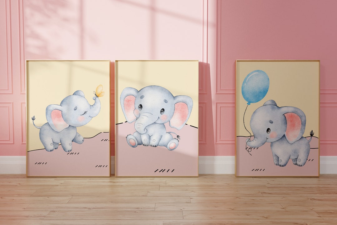 Pink Nursery Wall Art Nursery Decor Wall Pink Toddler Wall Art Toddler ...