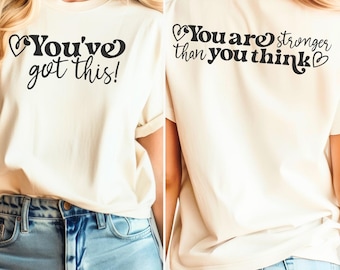 Motivational SVG PNG:  Positive Affirmation Cut File, Inspirational Quotes Design