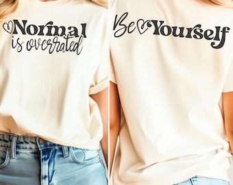 Positive Quote SVG PNG: Encouraging Cut File, Mental Health Digital Design