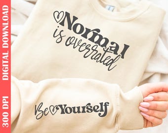 Mental Health SVG PNG: Positive Affirmations Cut File, Motivational Quote Design