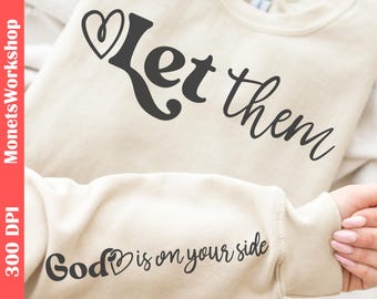 Inspirational Christian SVG PNG: Faith cut file, Encouraging Jesus design