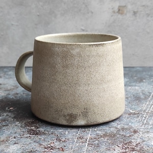 Handmade Ceramic Mug / Pottery / Coffee Mug / Grey White Stone Mug / Hand Thrown / Stoneware / Mug Set / Scandi / Minimalist / Rustic