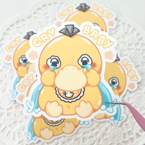 Poké Cry Baby Enten-Vinyl-Aufkleber