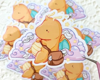 Special Delivery Dragon Vinyl Sticker
