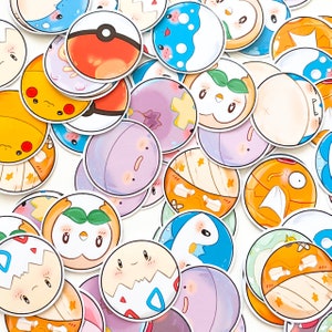 PKMN Ball Vinyl Stickers | 5 random stickers!