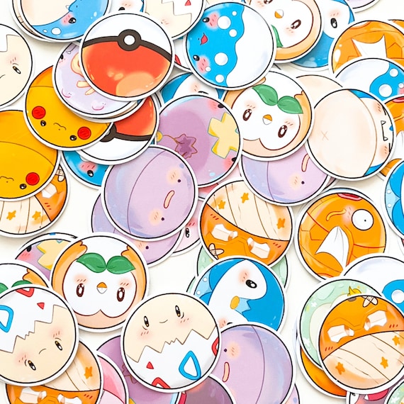 Pokemon Eeveelution Gachapon Stickers