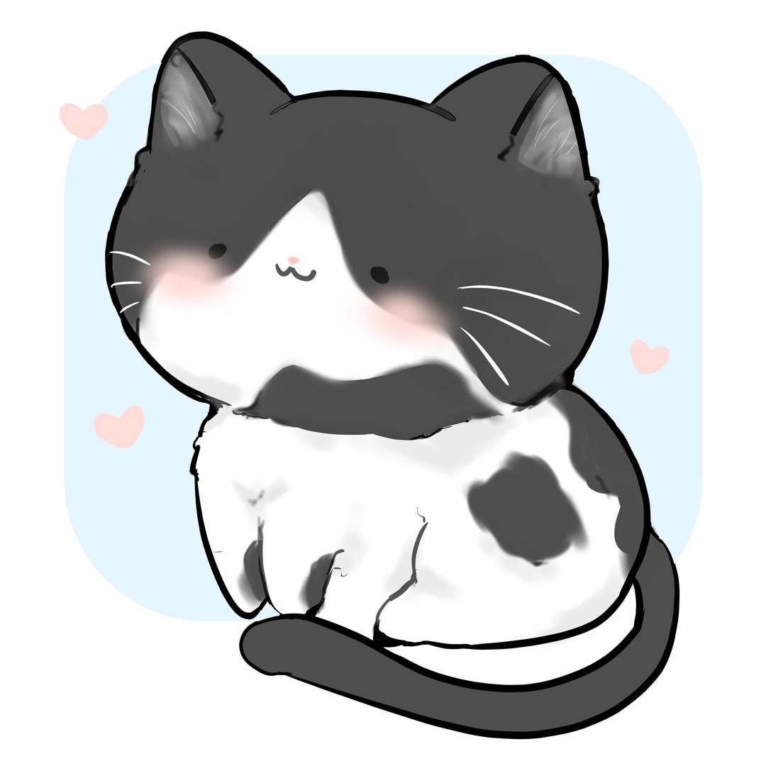 Cat icon.pfp free to use-! . Hashtag : #chibiart #commissionsopen