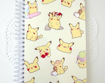 Electric Mouse Reusable Sticker Book l A5 5x7 Hardcover Album l 50 pages