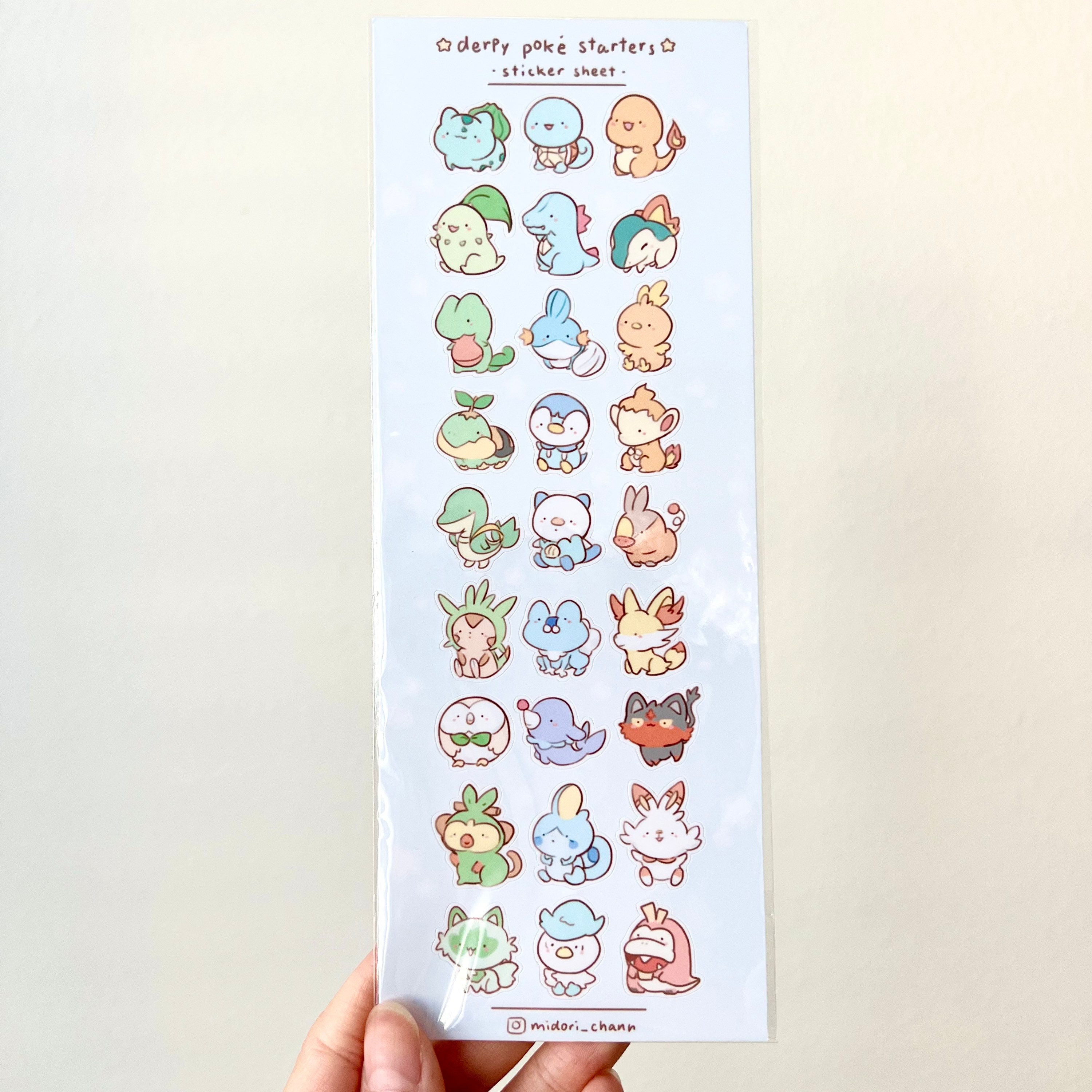 I made a Derpy Sprigatito Sticker! Full set of Derpy Paldean Starters to  come. : r/Pokemonart