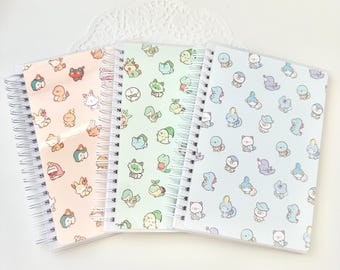 Pastel Derpy Gen Starters Återanvändbart klistermärkesblock l 5x7 Inbunden album l 50 sidor