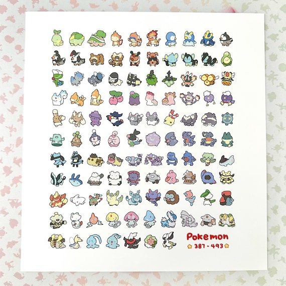 4 First Pokemon List Of Gen 4 Pokemon