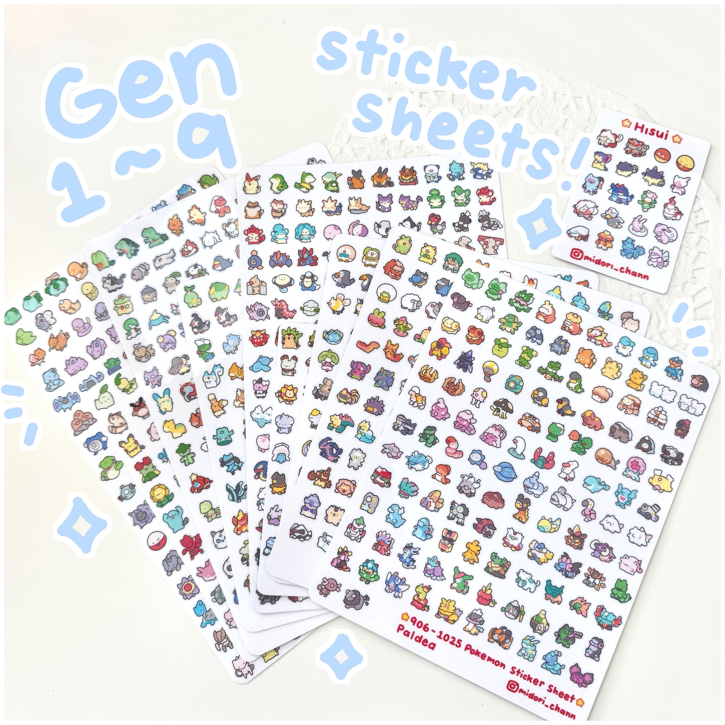 Mega Vinyl Sticker Sheet | 98 Mini Stickers! - Etsy