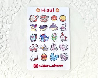 ポケモン第2世代 152-251 ビニールステッカーシート | ミニステッカー
