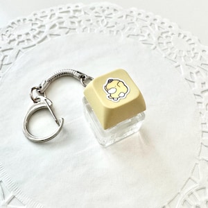 Derpy Headache Duck Clicky Keycap Keyboard Switch Keychain | Fidget Toy | Stim Toy | Stress Relief