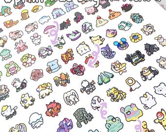 ポケモン第7世代 722-809 大型アートプリント｜ウォールアート - Etsy 日本