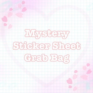 Mystery Sticker Sheet Grab Bag