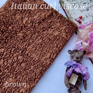11 colors . mini faux fur for miniature teddy bear making "Sassy fabric " 