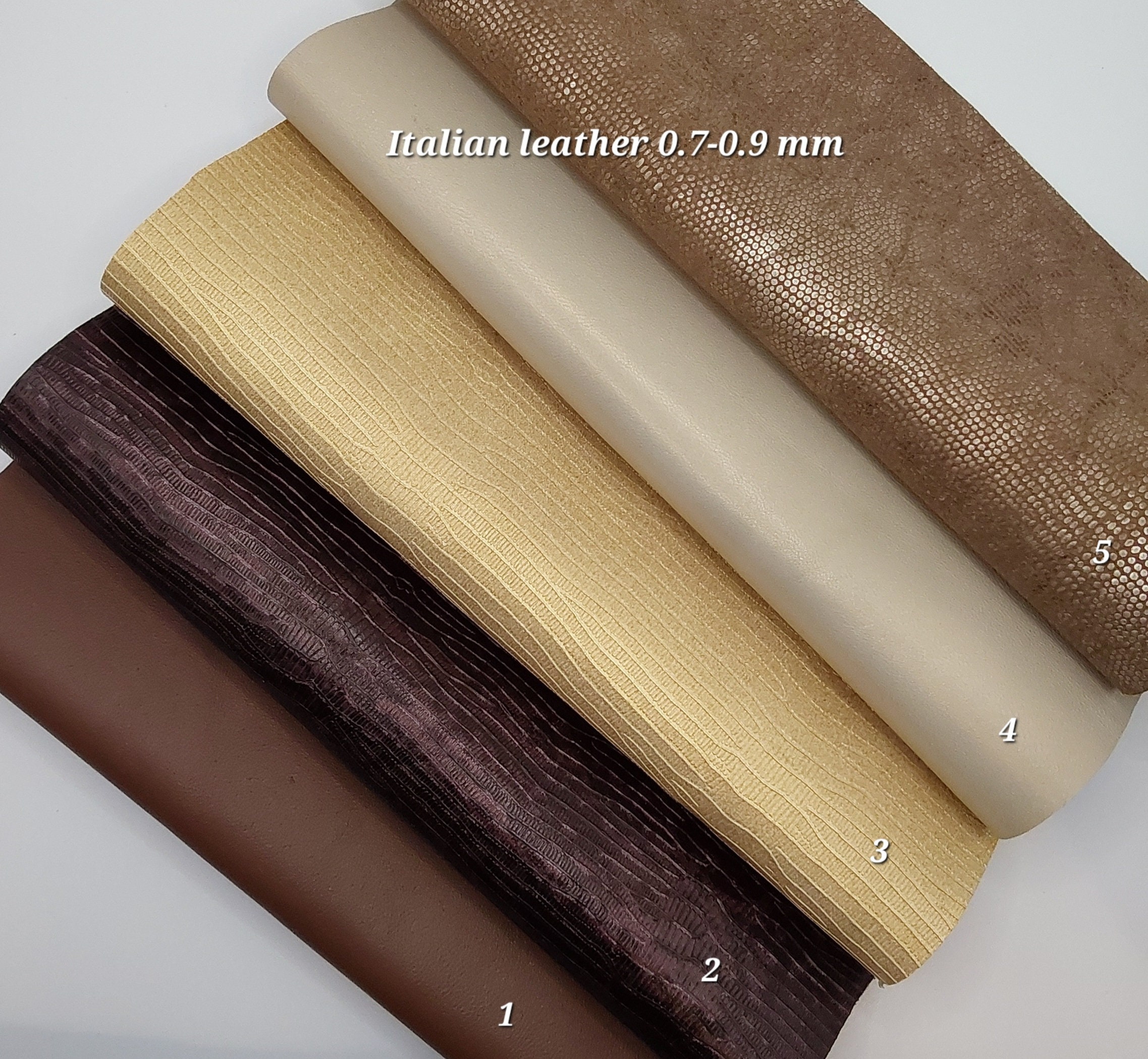 ITALIAN BROWN COLOR Leather Sheets Cognac Color Leather Natural Leather  Pieces for Crafting Pull up Leather Leather for Earrings 