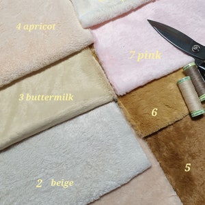 Steel Minky Solid Baby Soft Fabric / Hug-Z®