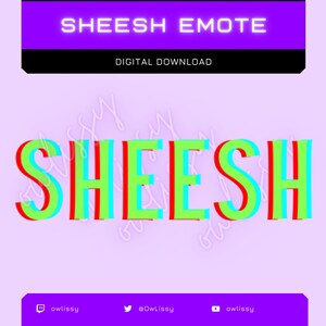 Sheesh Twitch Emote | Digital Download