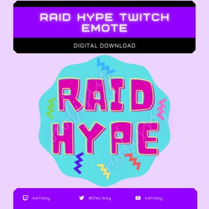 Raid Hype Emote | Twitch and Discord