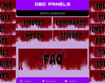 DBD Bloody Twitch Panels
