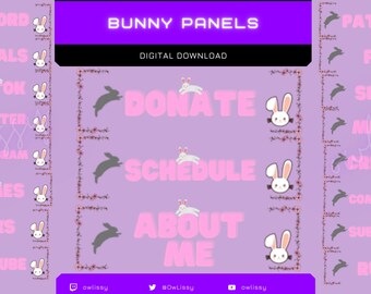 Bunny Twitch Panels