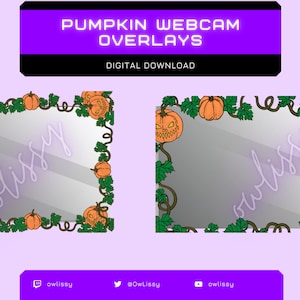 Pumpkin Webcam Overlay | Twitch