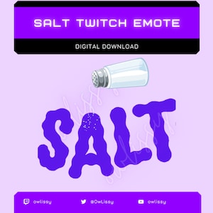 Salt Emote | Twitch & Discord