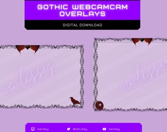Gothic Webcam Overlays