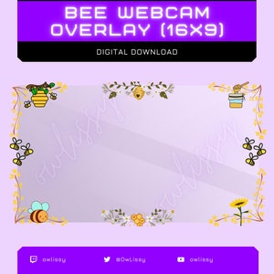 Bee Webcam Overlay | 16x9
