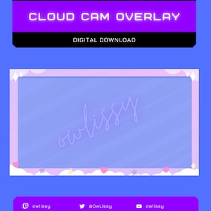 Cloud Webcam Overlay | 1920 x 1080