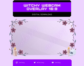 Witchy Webcam Overlay | 16:9