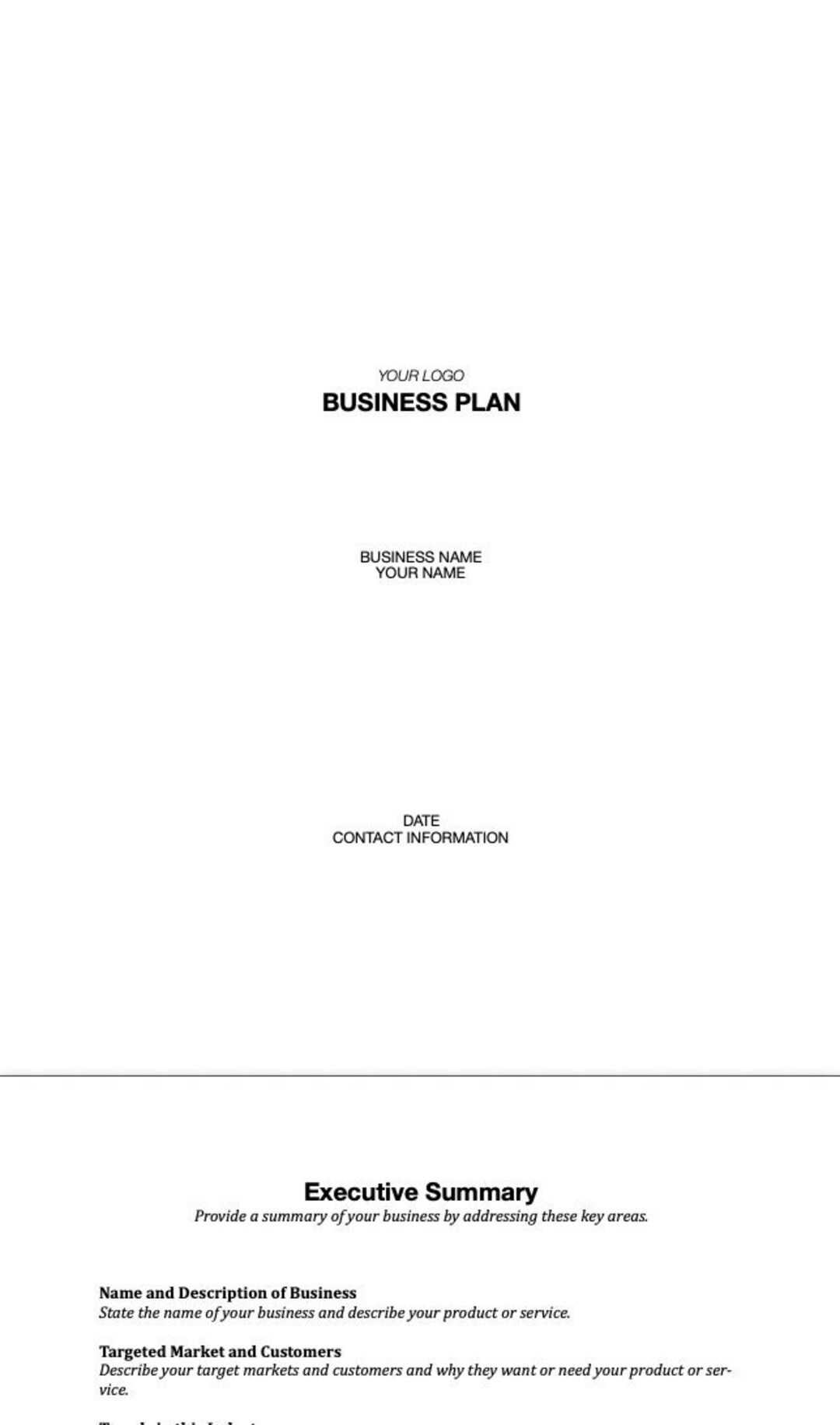 The Ultimate Business Plan, Business Plan Template, Business Plan Guide ...